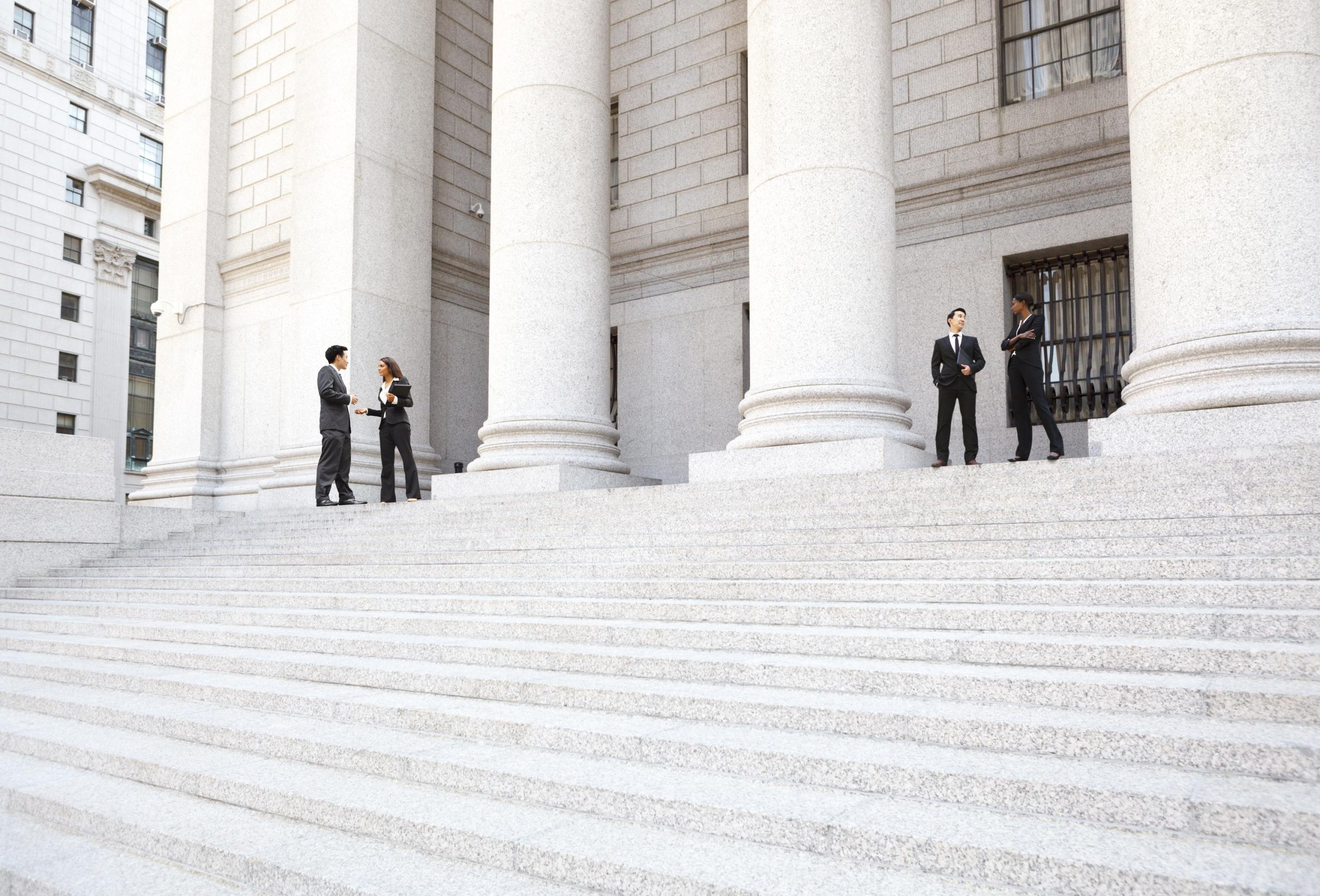 Four People Courthouse Exterior