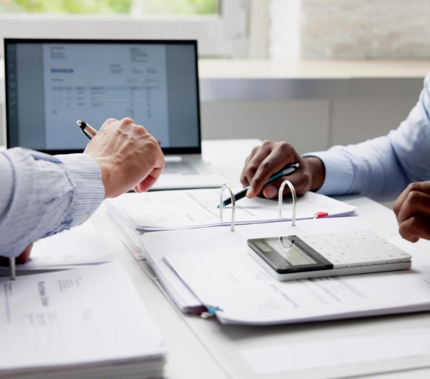 Tax Compliance And Invoice Accounting Using Calculator