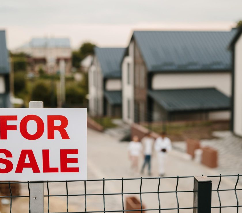 For sale sign marking new property investment